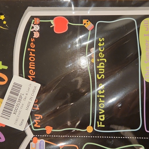 First & Last Day of School Chalkboard, NWT - Picture 13 of 16